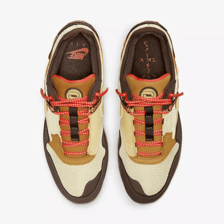 Space Accessories SN - Air Max 1 Travis Scott Cactus Jack Baroque Brown